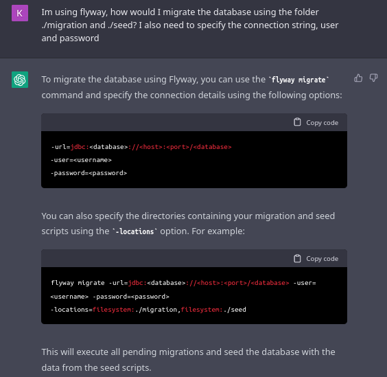 CLI commands
