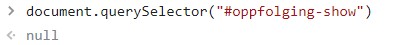 queryselector pass